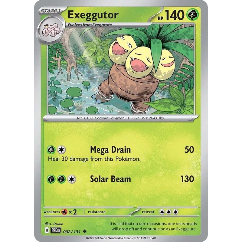 Exeggutor (002/131) [Scarlet & Violet: Prismatic Evolutions]