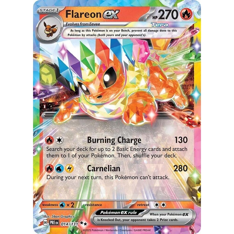 Flareon ex (014/131) [Scarlet & Violet: Prismatic Evolutions]