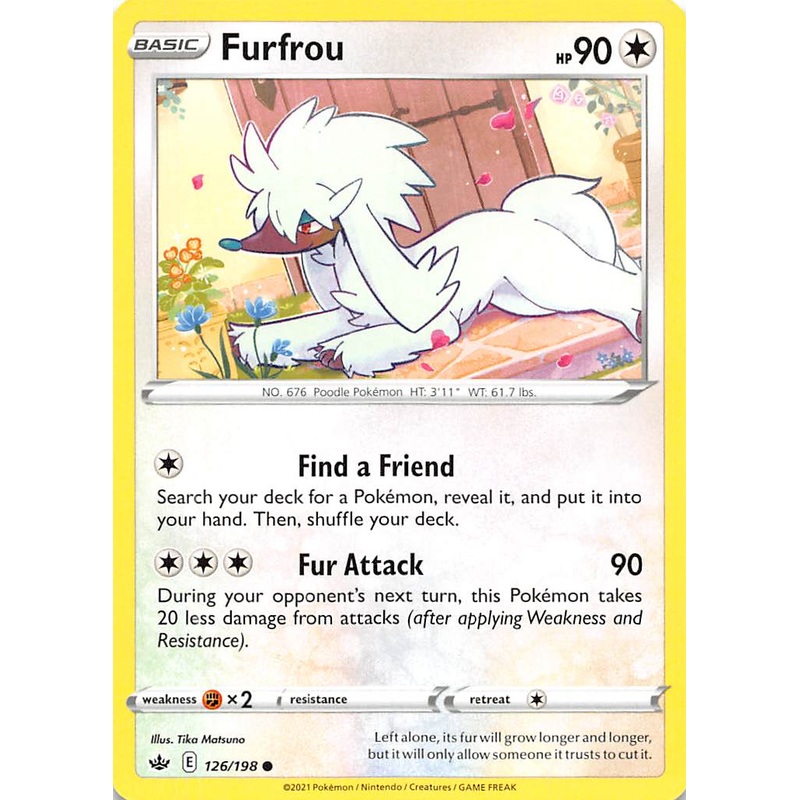 Furfrou (126/198) [Sword & Shield: Chilling Reign]