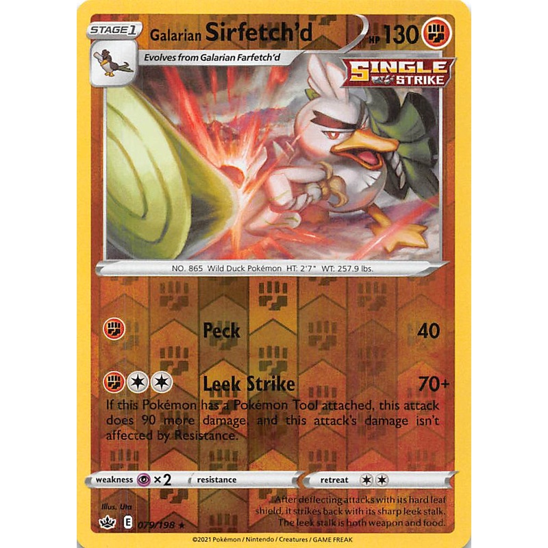 Galarian Sirfetch'd (079/198) [Sword & Shield: Chilling Reign]