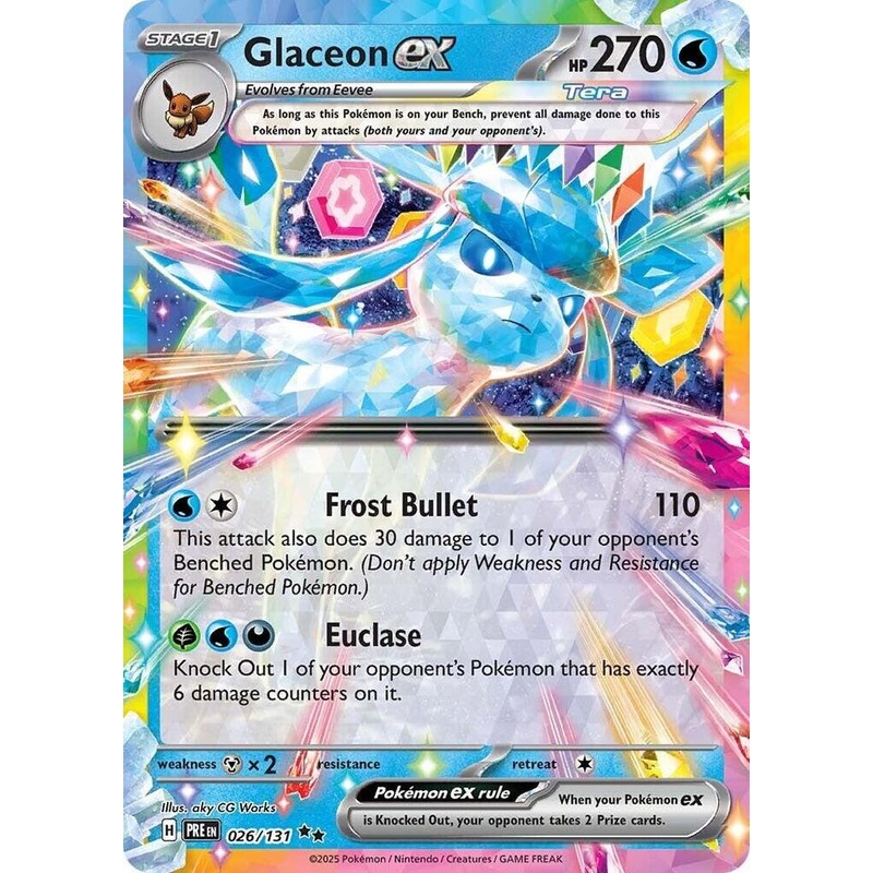 Glaceon ex (026/131) [Scarlet & Violet: Prismatic Evolutions]