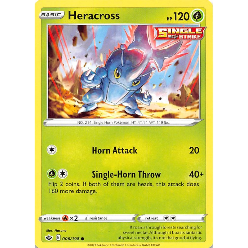 Heracross (006/198) [Sword & Shield: Chilling Reign]