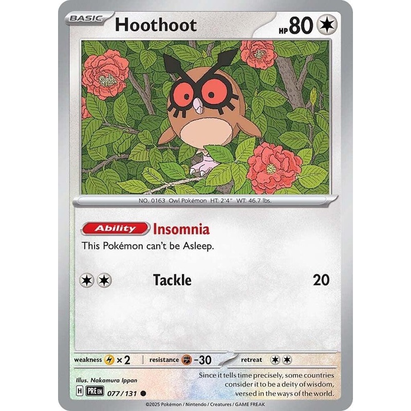 Hoothoot (077/131) [Scarlet & Violet: Prismatic Evolutions]