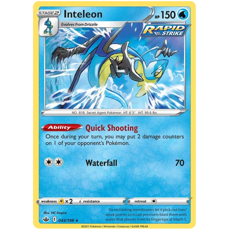 Inteleon (043/198) [Sword & Shield: Chilling Reign]