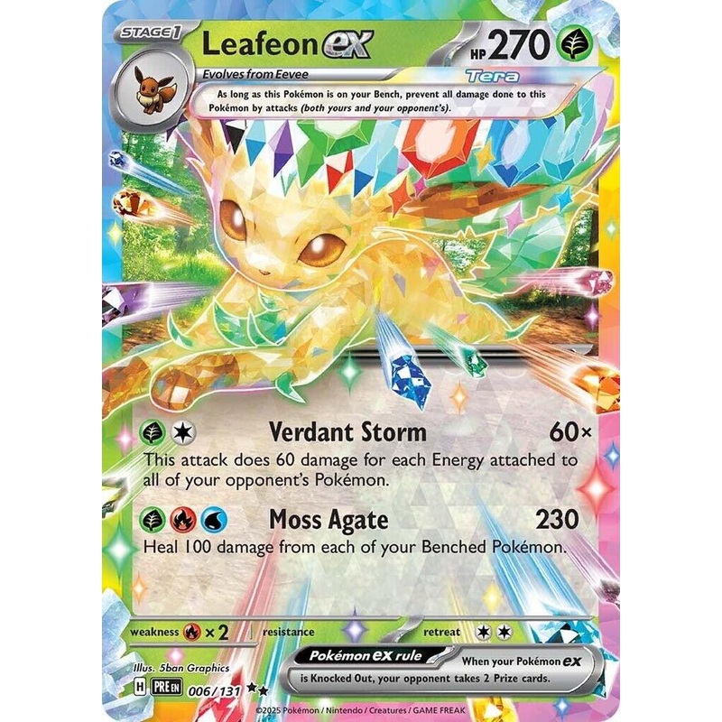 Leafeon ex (006/131) [Scarlet & Violet: Prismatic Evolutions]