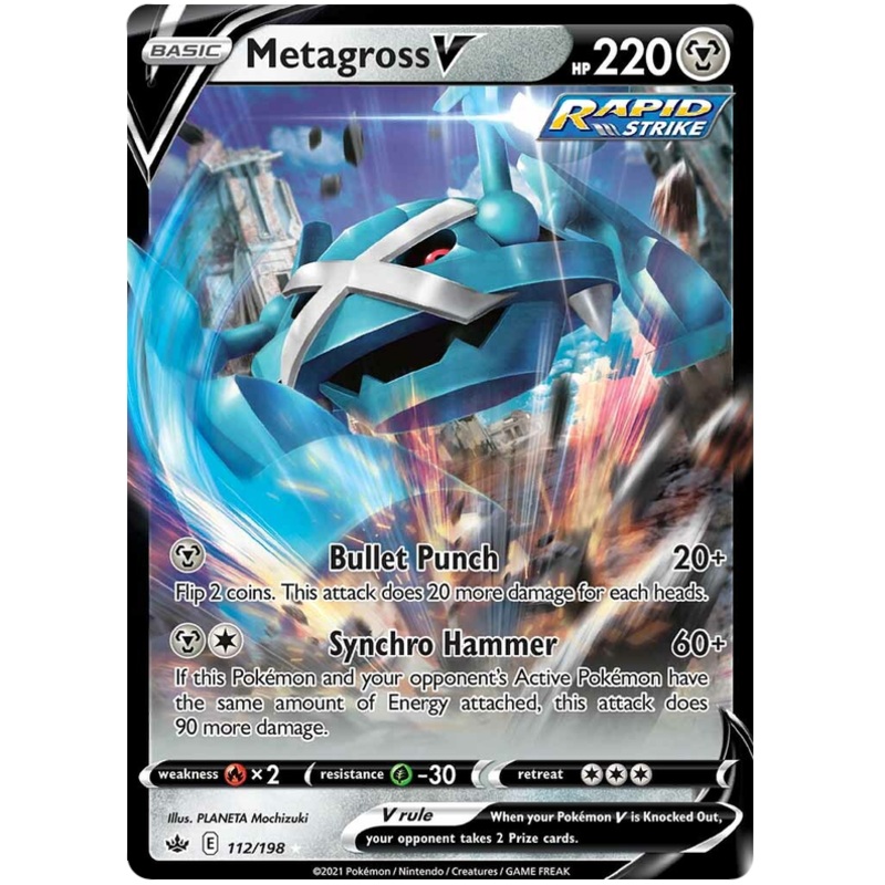 Metagross V (112/198) [Sword & Shield: Chilling Reign]