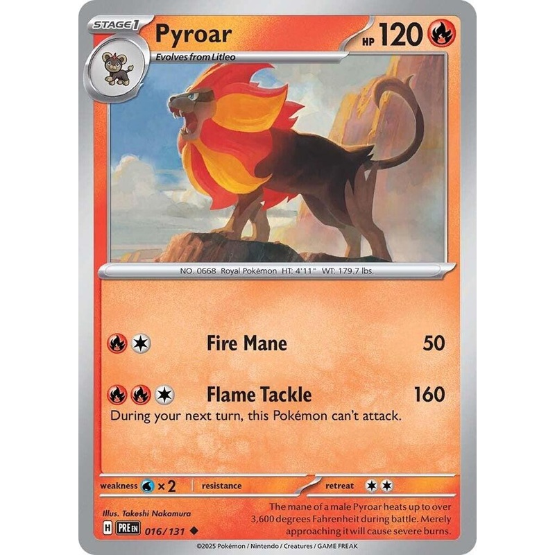 Pyroar (016/131) [Scarlet & Violet: Prismatic Evolutions]