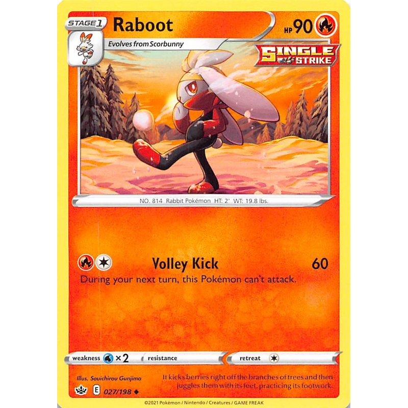 Raboot (027/198) [Sword & Shield: Chilling Reign]