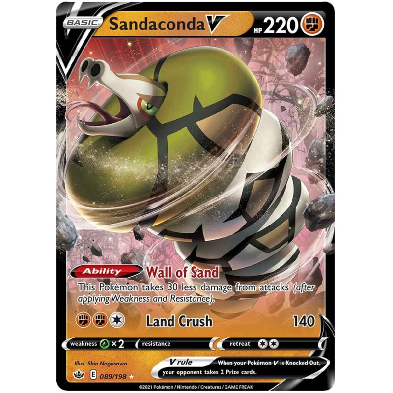 Sandaconda V (089/198) [Sword & Shield: Chilling Reign]