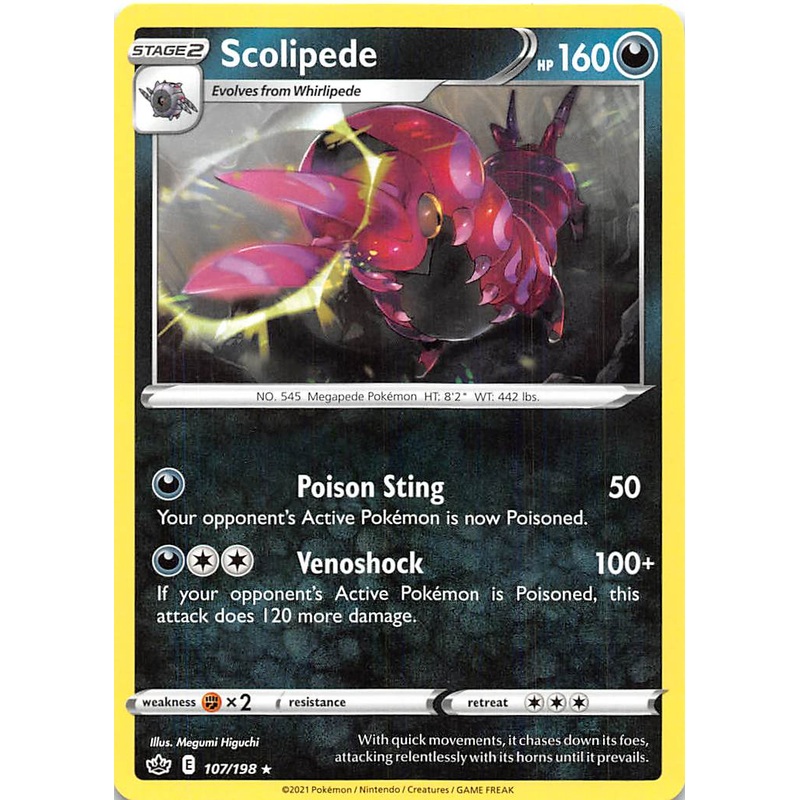 Scolipede (107/198) [Sword & Shield: Chilling Reign]