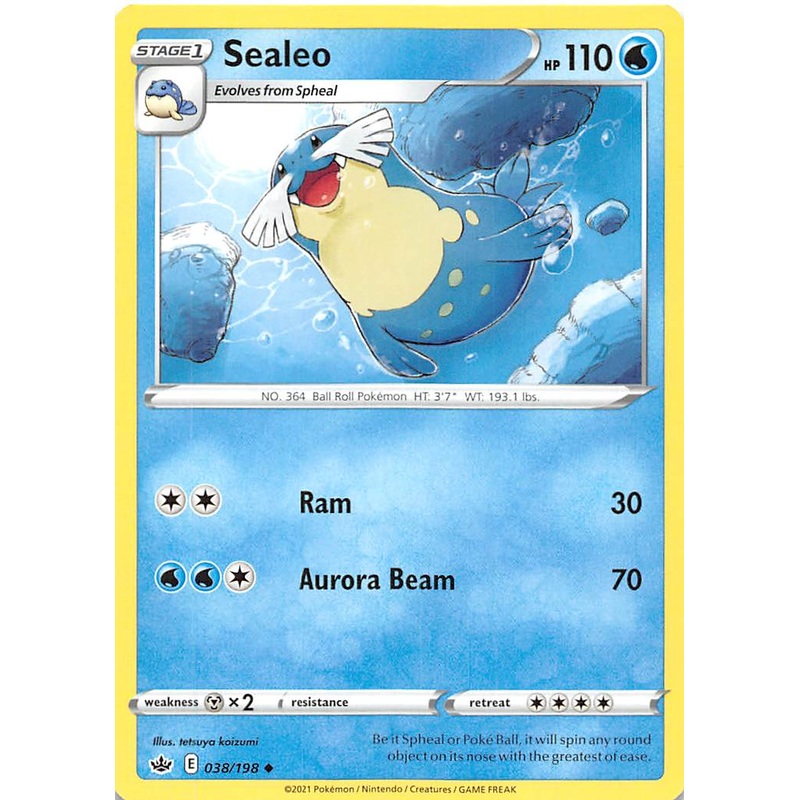 Sealeo (038/198) [Sword & Shield: Chilling Reign]