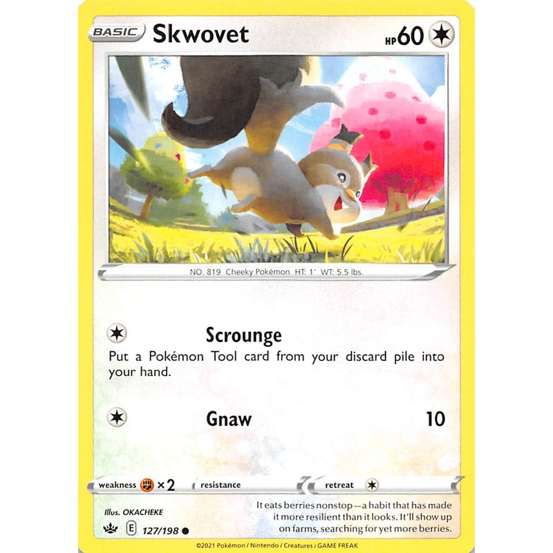 Skwovet (127/198) [Sword & Shield: Chilling Reign]