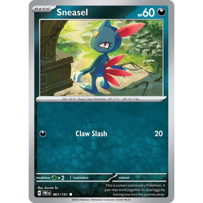 Sneasel (061/131) [Scarlet & Violet: Prismatic Evolutions]