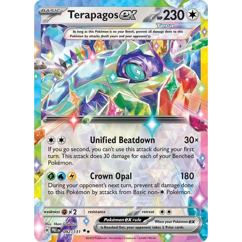 Terapagos ex (092/131) [Scarlet & Violet: Prismatic Evolutions]