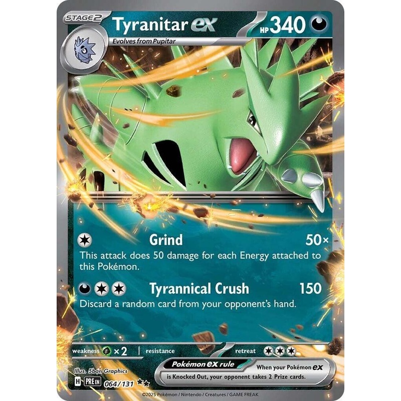 Tyranitar ex (064/131) [Scarlet & Violet: Prismatic Evolutions]
