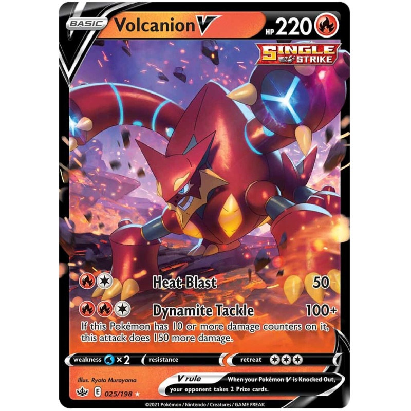 Volcanion V (025/198) [Sword & Shield: Chilling Reign]