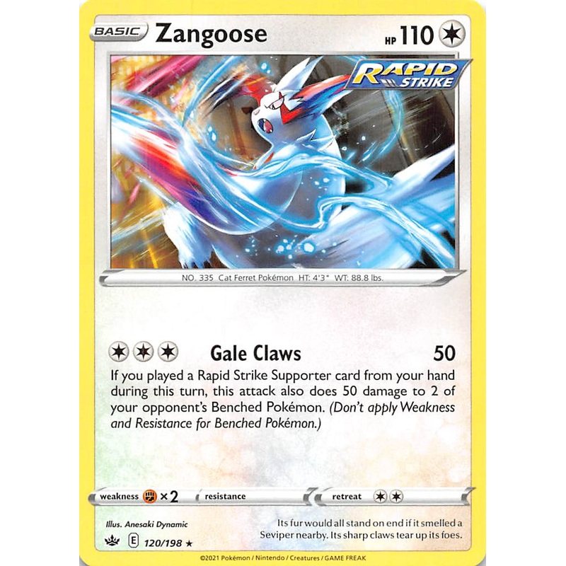 Zangoose (120/198) [Sword & Shield: Chilling Reign]