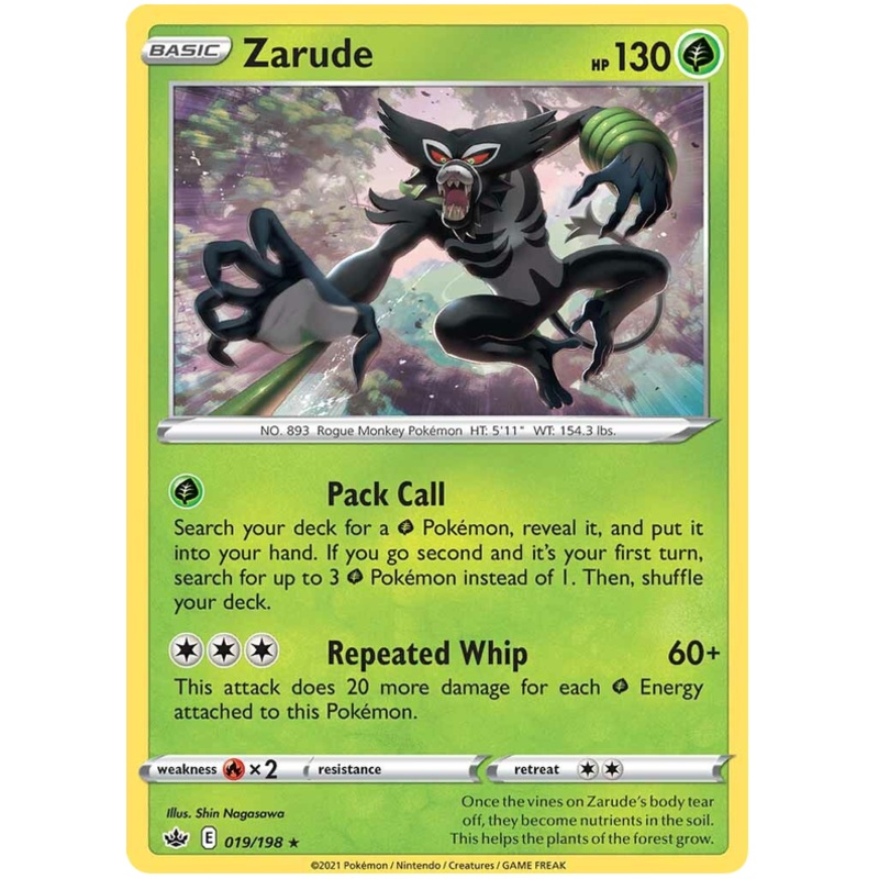 Zarude (019/198) [Sword & Shield: Chilling Reign]