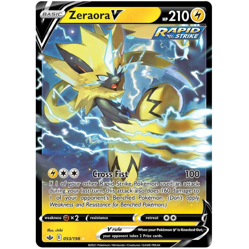 Zeraora V (053/198) [Sword & Shield: Chilling Reign]
