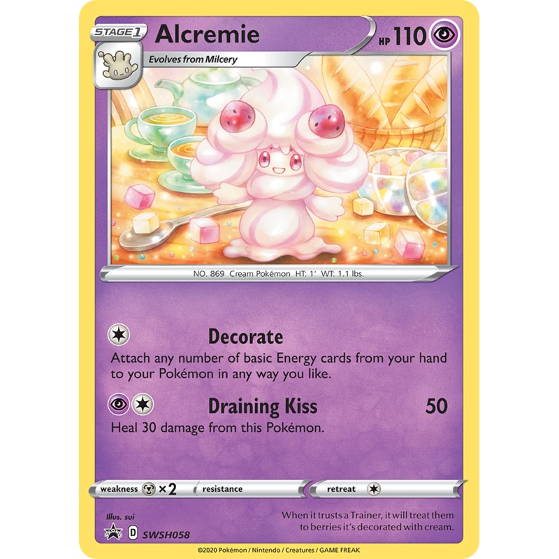 Alcremie (SWSH058) [Sword & Shield: Black Star Promos]