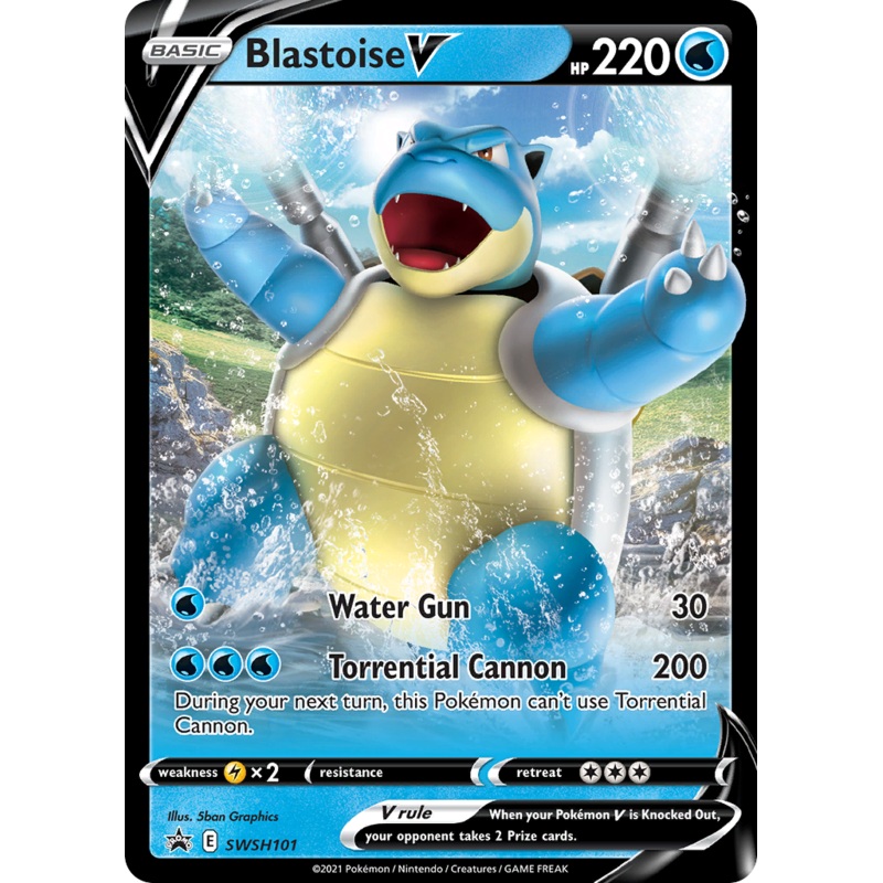 Blastoise V (SWSH101) [Sword & Shield: Black Star Promos]