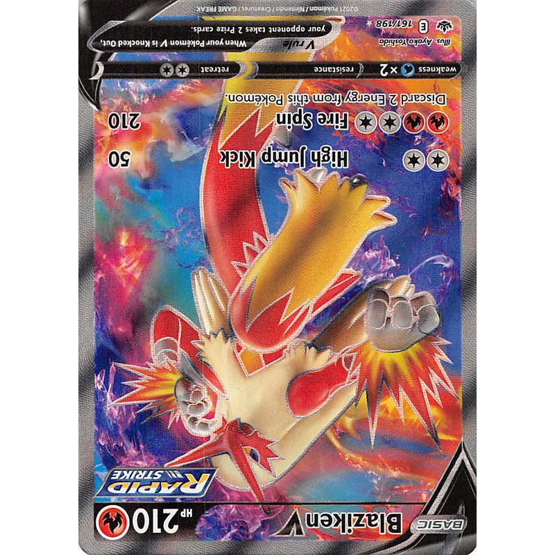 Blaziken V (161/198) [Sword & Shield: Chilling Reign]