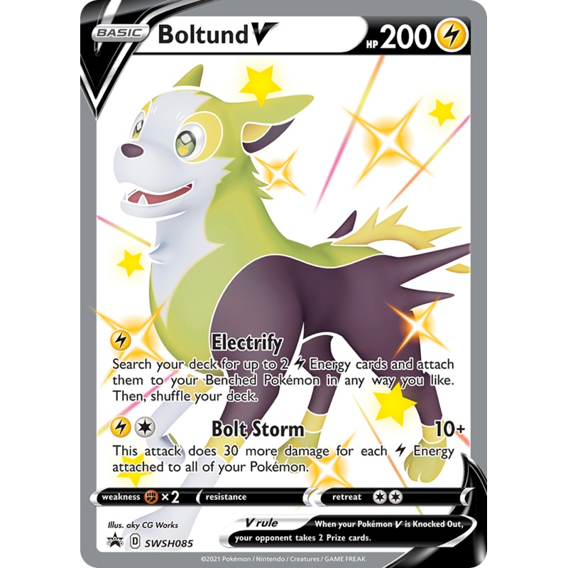 Boltund V (SWSH085) [Sword & Shield: Black Star Promos]
