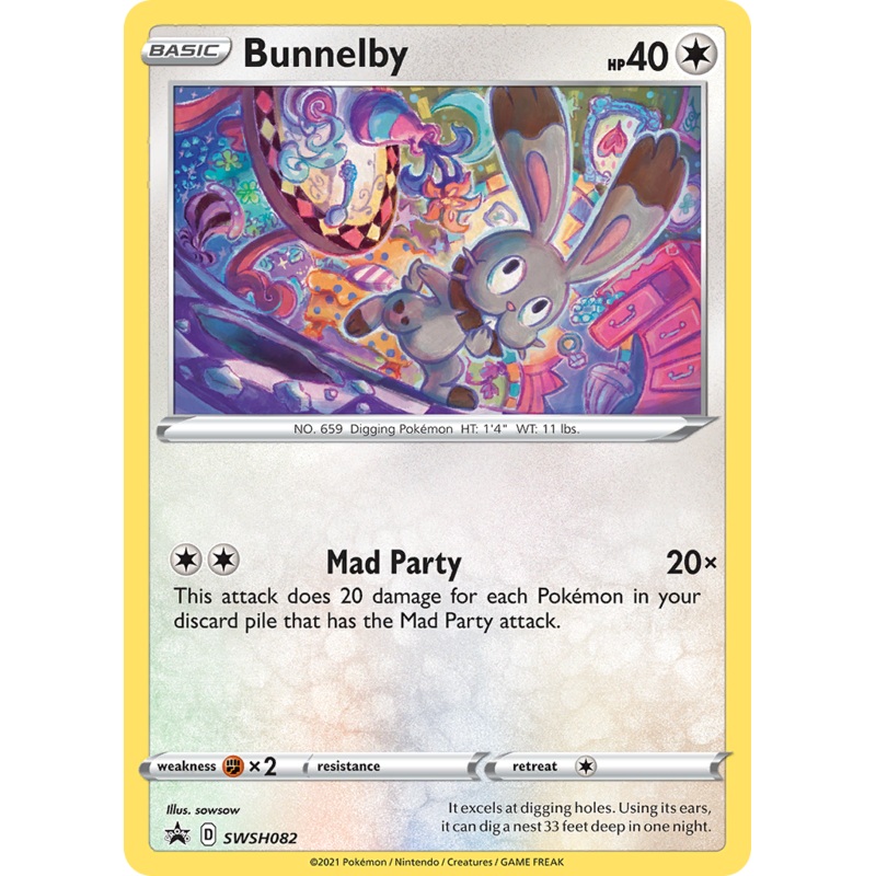 Bunnelby (SWSH082) [Sword & Shield: Black Star Promos]