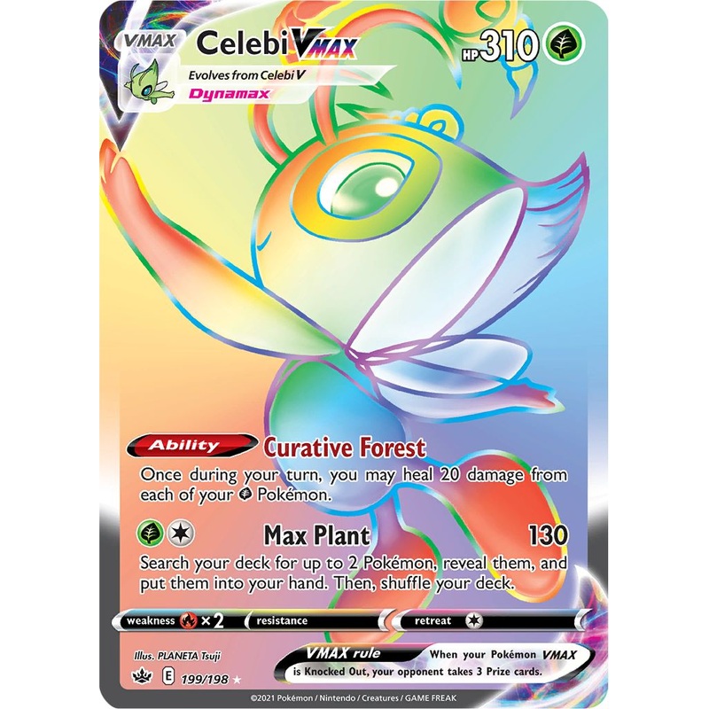 Celebi VMAX (199/198) [Sword & Shield: Chilling Reign]