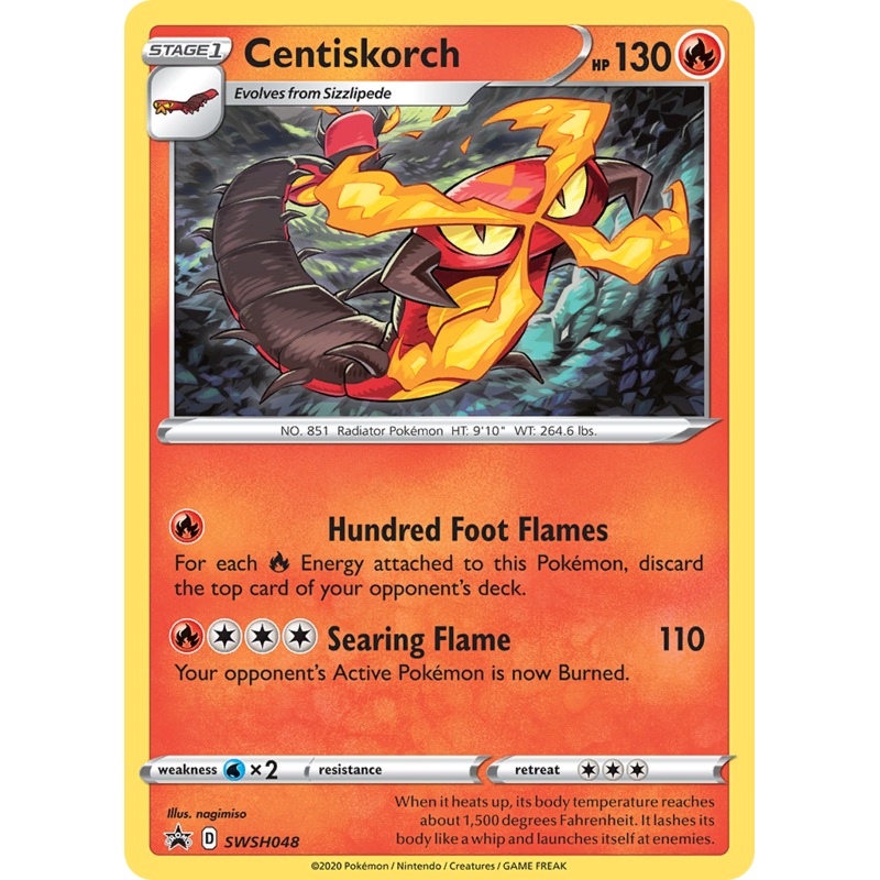 Centiskorch (SWSH048) [Sword & Shield: Black Star Promos]