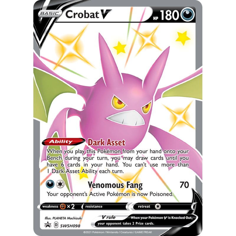Crobat V (SWSH098) [Sword & Shield: Black Star Promos]