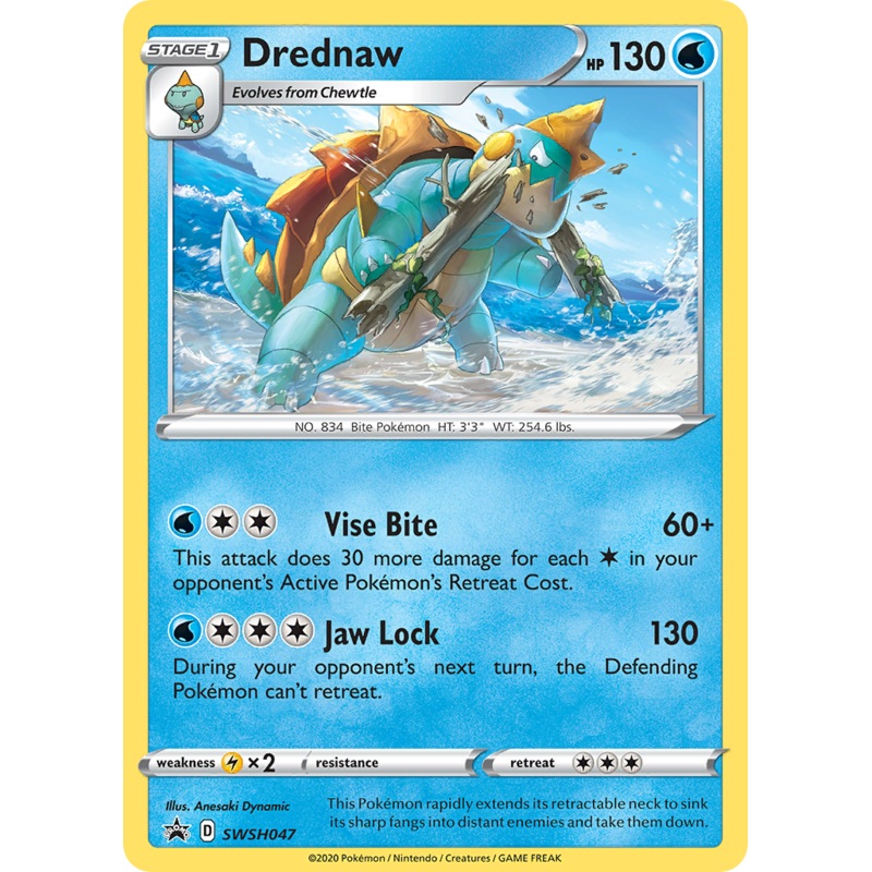 Drednaw (SWSH047) [Sword & Shield: Black Star Promos]