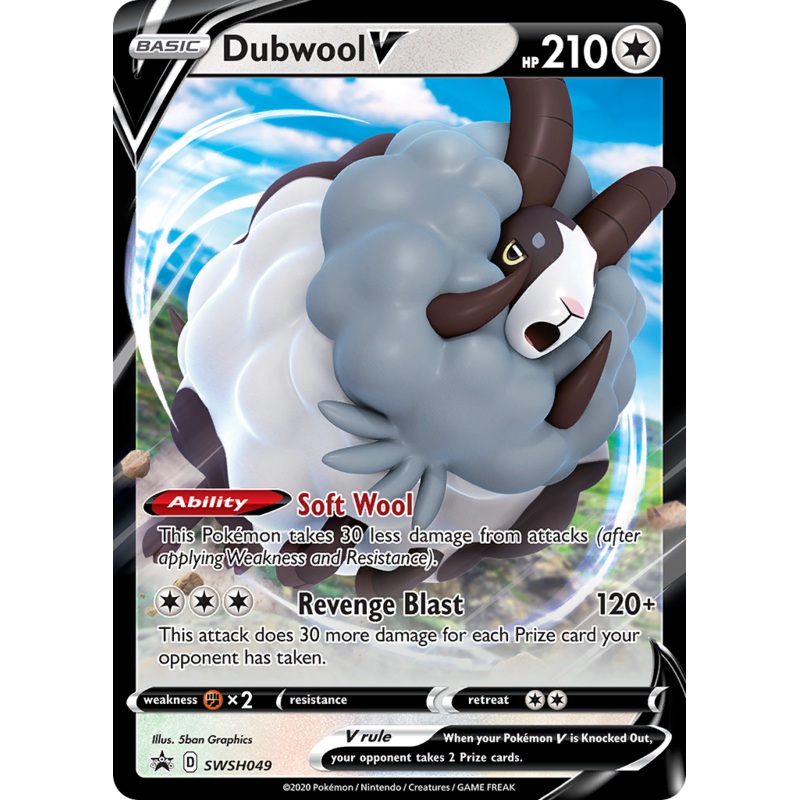 Dubwool V (SWSH049) [Sword & Shield: Black Star Promos]