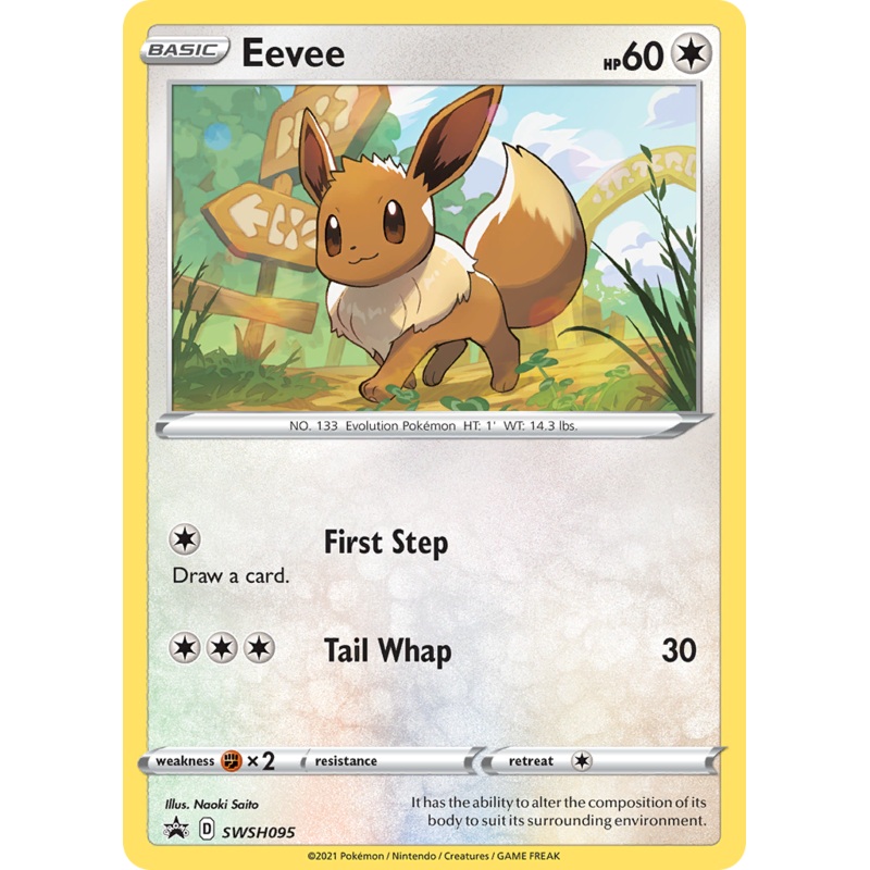 Eevee (SWSH095) [Sword & Shield: Black Star Promos]