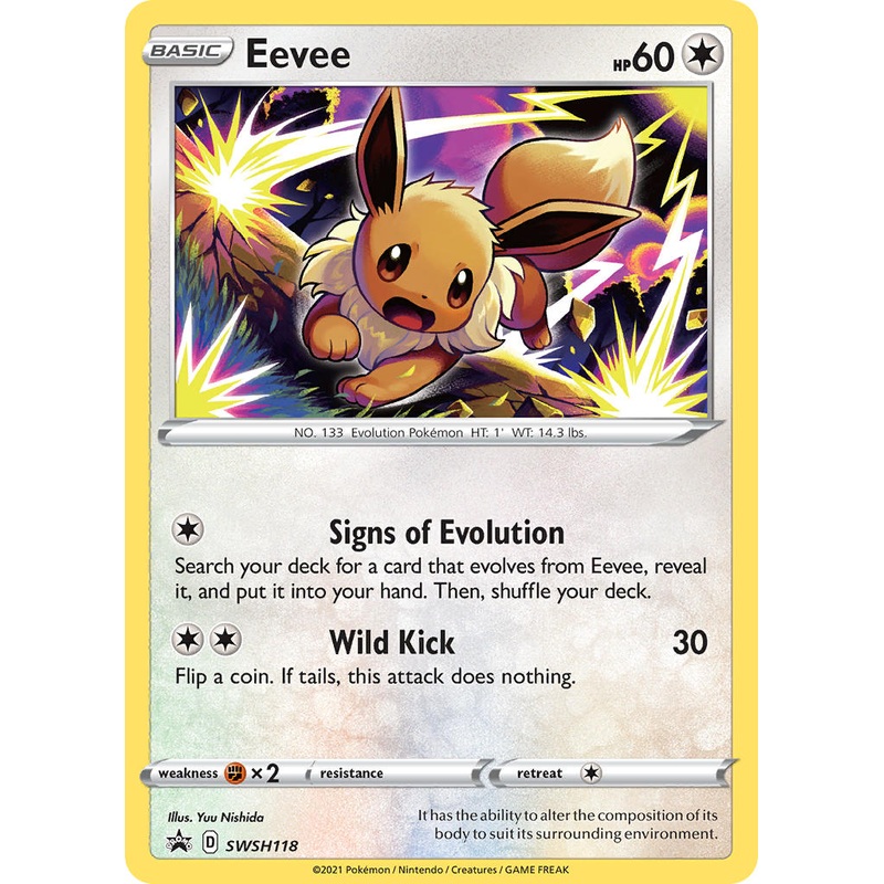 Eevee (SWSH118) [Sword & Shield: Black Star Promos]