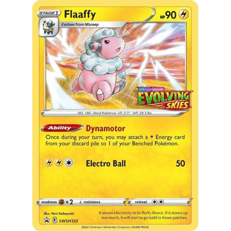 Flaaffy (SWSH122) (Prerelease Promo) [Sword & Shield: Black Star Promos]