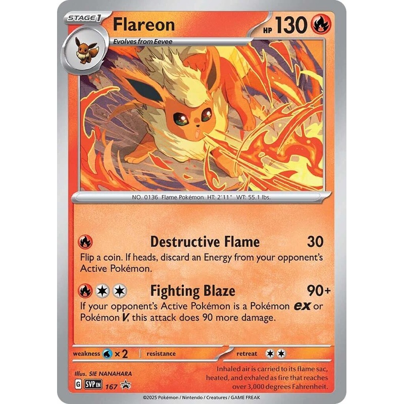 Flareon (SVP167) [Scarlet & Violet: Black Star Promos]