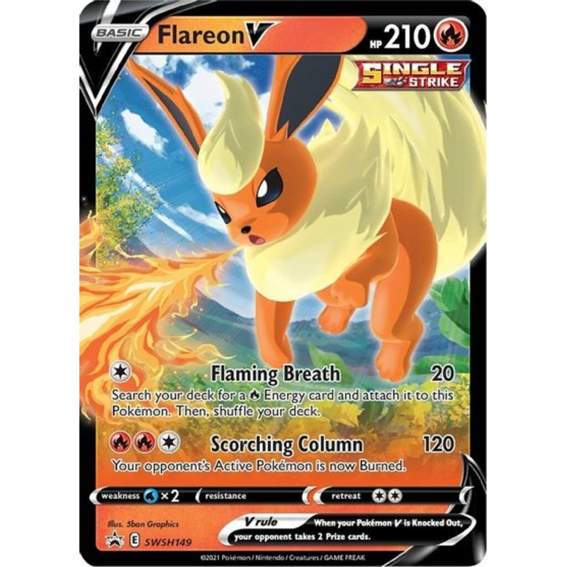 Flareon V (SWSH149) [Sword & Shield: Black Star Promos]