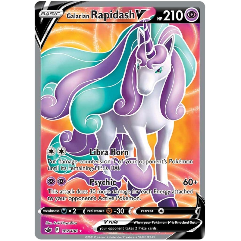 Galarian Rapidash V (167/198) [Sword & Shield: Chilling Reign]