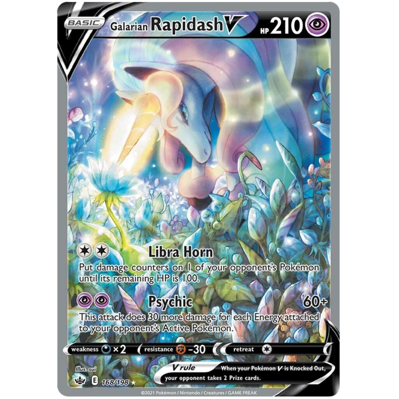 Galarian Rapidash V (168/198) [Sword & Shield: Chilling Reign]