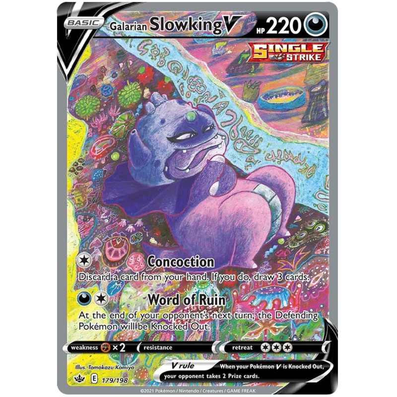 Galarian Slowking V (179/198) [Sword & Shield: Chilling Reign]