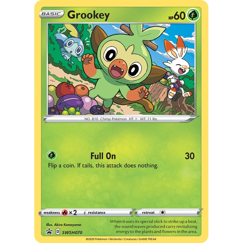 Grookey (SWSH070) [Sword & Shield: Black Star Promos]
