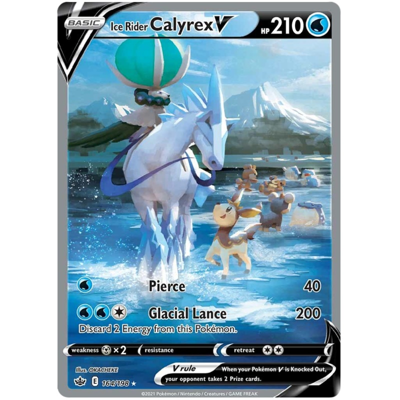 Ice Rider Calyrex V (164/198) [Sword & Shield: Chilling Reign]