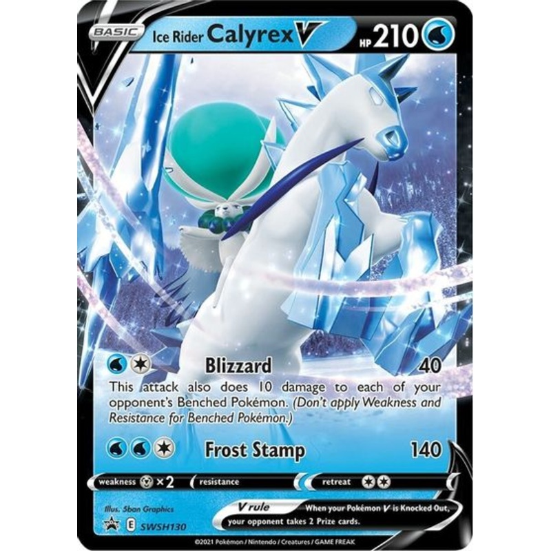 Ice Rider Calyrex V (SWSH130) [Sword & Shield: Black Star Promos]