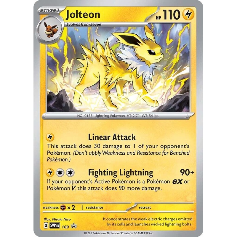 Jolteon (SVP169) [Scarlet & Violet: Black Star Promos]