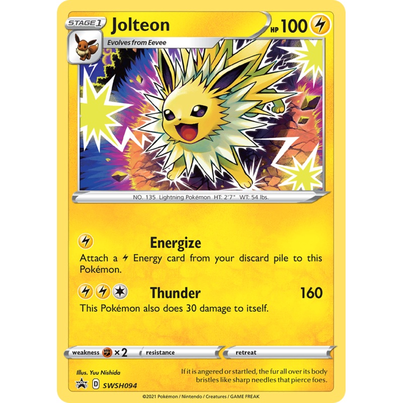 Jolteon (SWSH094) [Sword & Shield: Black Star Promos]