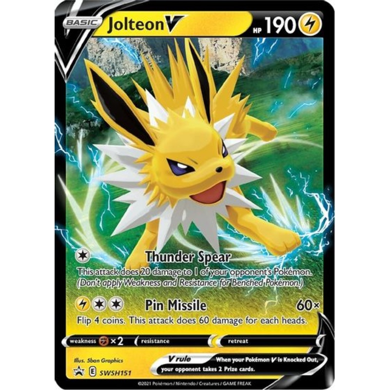 Jolteon V (SWSH151) [Sword & Shield: Black Star Promos]