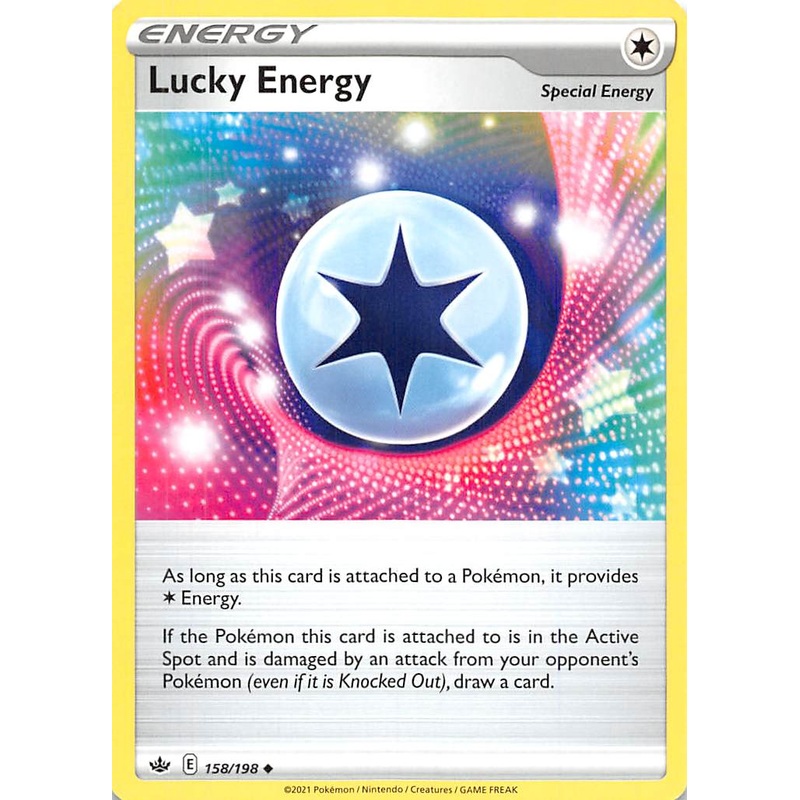 Lucky Energy (158/198) [Sword & Shield: Chilling Reign]