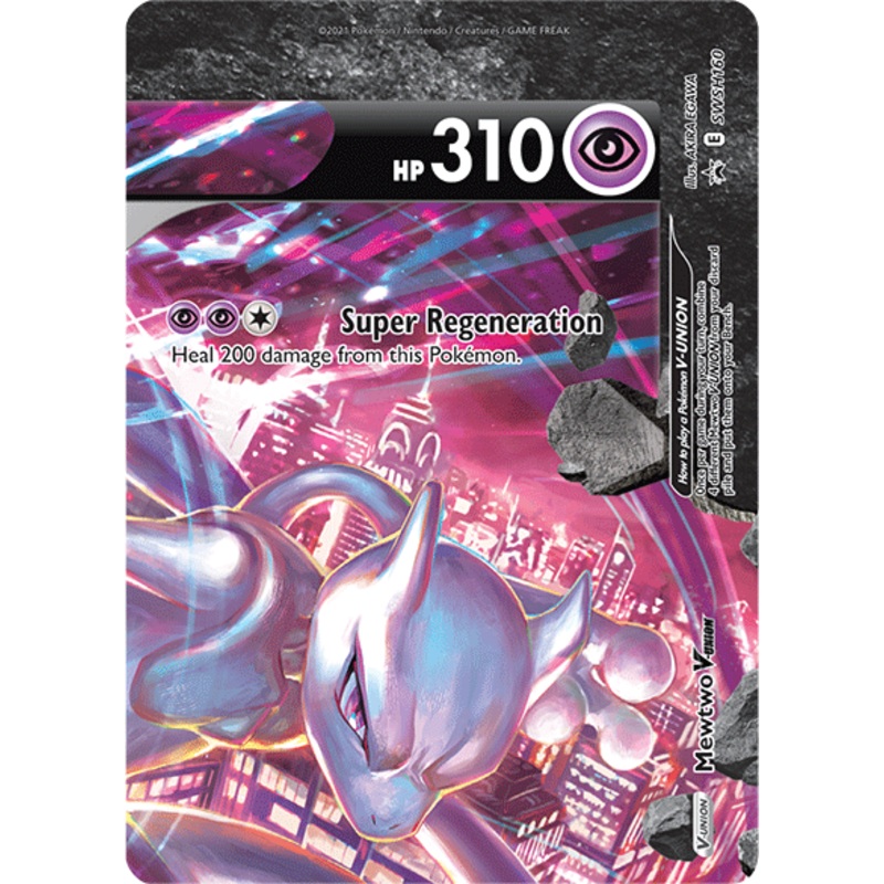 Mewtwo V-Union (SWSH160) [Sword & Shield: Black Star Promos]