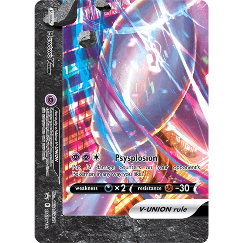 Mewtwo V-Union (SWSH161) [Sword & Shield: Black Star Promos]